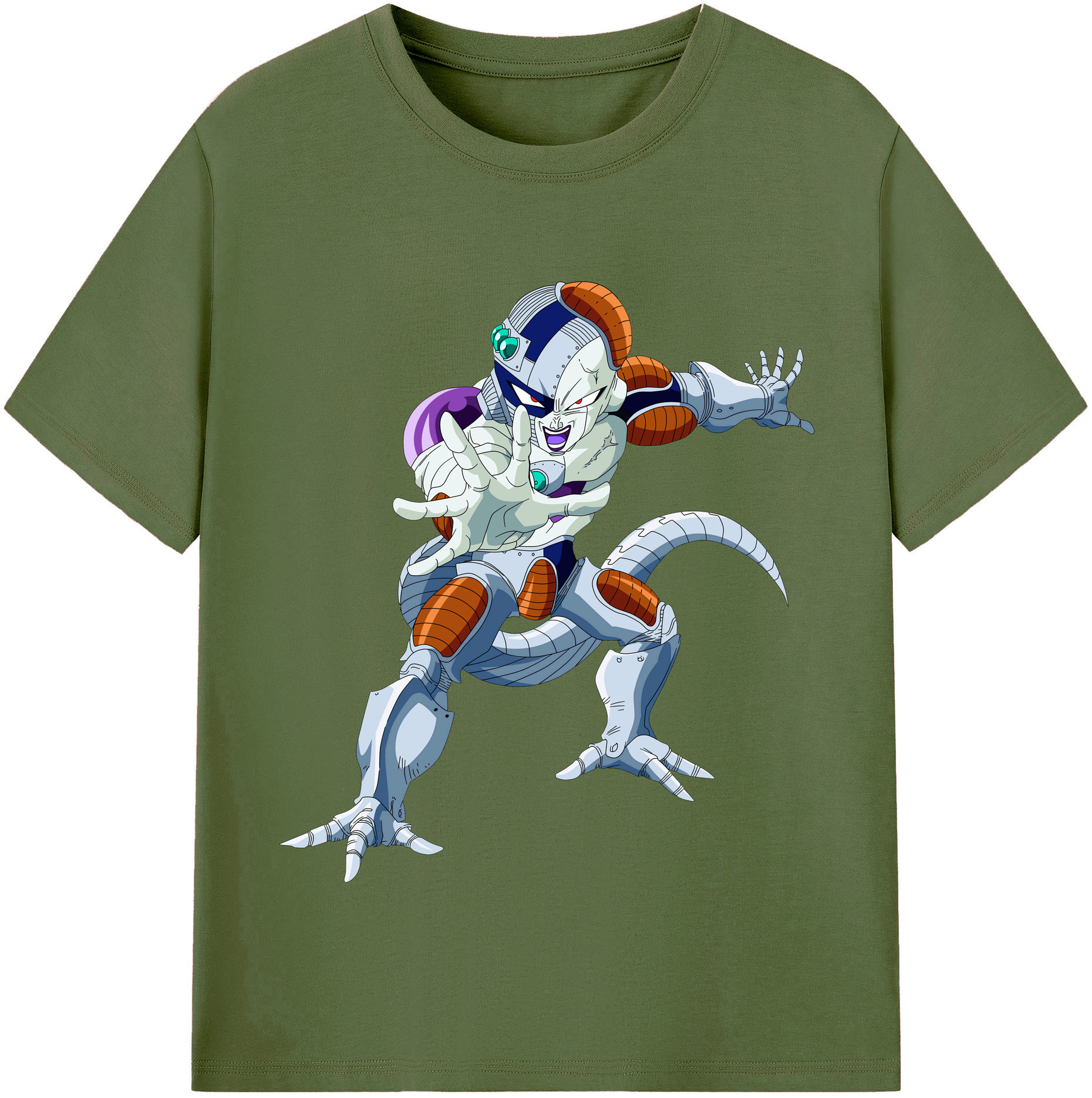 （画像用） ドラゴンボール フリーザ DRAGON BALL Frieza 綿100％半袖Tシャツ（フロントプリント）